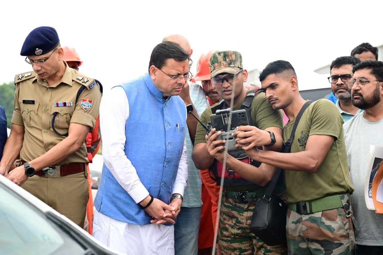 मुख्यमंत्री धामी ने चम्पावत में आपदा प्रभावित क्षेत्रों का किया स्थलीय निरीक्षण