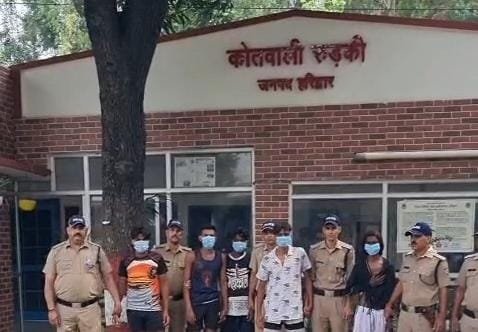 स्कॉर्पियो तोड़फोड़ व उपद्रव मामले में हरिद्वार पुलिस की कार्यवाही